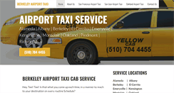 Desktop Screenshot of berkeleyairporttaxi.com